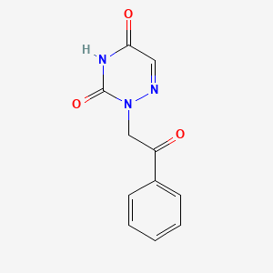 2-(2-Oxo-2-phenylethyl)-1,2,4-triazine-3,5(2H,4H)-dione