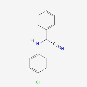 Acetonitrile, (p-chloroanilino)phenyl-