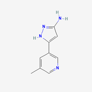 1H-Pyrazol-3-amine, 5-(5-methyl-3-pyridinyl)-