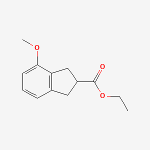 Ethyl 4-methoxy-2,3-dihydro-1h-indene-2-carboxylate