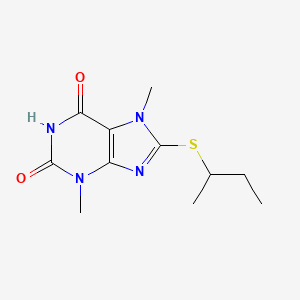 8-(sec-butylthio)-3,7-dimethyl-3,7-dihydro-1H-purine-2,6-dione