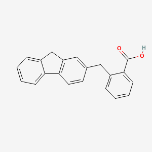 2-(9h-Fluoren-2-ylmethyl)benzoic acid