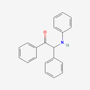 Acetophenone, 2-phenyl-2-phenylamino