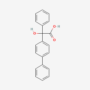 2-Hydroxy-2-phenyl-2-(4-phenylphenyl)acetic acid