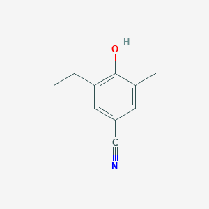 molecular formula C10H11NO B1508267 3-Ethyl-4-hydroxy-5-methylbenzonitrile 