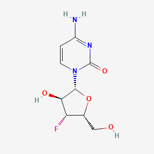 molecular formula C9H12FN3O4 B1508269 4-Amino-1-((2R,3S,4R,5R)-4-fluoro-3-hydroxy-5-(hydroxymethyl)tetrahydrofuran-2-yl)pyrimidin-2(1H)-one 