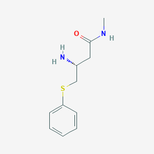 (R)-3-Amino-N-methyl-4-(phenylthio)butanamide