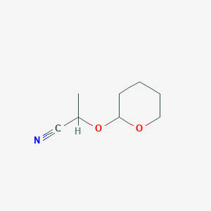 2-(tetrahydro-2H-pyran-2-yloxy)propanenitrile