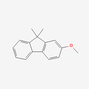 molecular formula C16H16O B1508276 2-Metoxi-9,9-dimetil-9H-fluoreno CAS No. 1514864-84-6