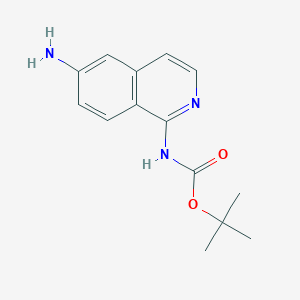 tert-Butyl (6-aminoisoquinolin-1-yl)carbamate