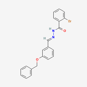 N'-{(E)-[3-(benzyloxy)phenyl]methylidene}-2-bromobenzohydrazide