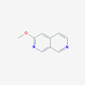 molecular formula C9H8N2O B1508286 3-Methoxy-2,7-naphthyridine CAS No. 893566-84-2