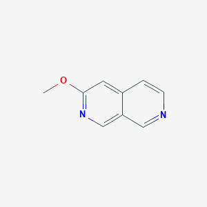 molecular formula C9H8N2O B1508286 3-Méthoxy-2,7-naphthyridine CAS No. 893566-84-2