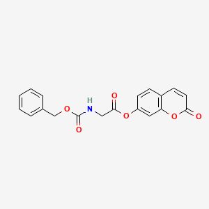 2-oxo-2H-chromen-7-yl {[(benzyloxy)carbonyl]amino}acetate