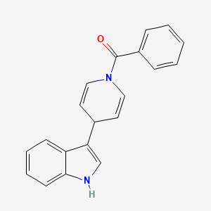 1-Benzoyl-1,4-dihydro-4-(1H-indol-3-yl)pyridine