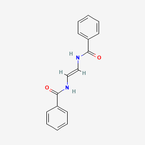 molecular formula C16H14N2O2 B15082991 1,2-Bis(benzamido)ethene CAS No. 5992-34-7