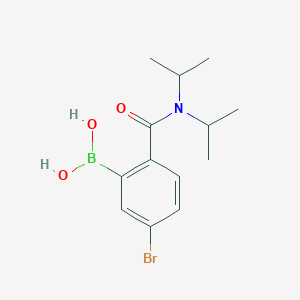 (5-Bromo-2-(diisopropylcarbamoyl)phenyl)boronic acid