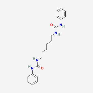 molecular formula C20H26N4O2 B15083100 Urea, N,N''-1,6-hexanediylbis[N'-phenyl- CAS No. 15054-56-5