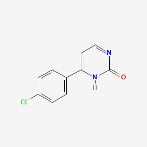 molecular formula C10H7ClN2O B1508319 4-(4-Chlorophenyl)pyrimidin-2-ol CAS No. 361430-03-7