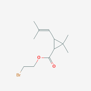 2-Bromoethyl 2,2-dimethyl-3-(2-methylprop-1-en-1-yl)cyclopropane-1-carboxylate