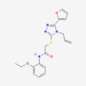 N-(2-ethoxyphenyl)-2-{[5-(furan-2-yl)-4-(prop-2-en-1-yl)-4H-1,2,4-triazol-3-yl]sulfanyl}acetamide