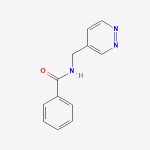 molecular formula C12H11N3O B1508349 N-(哒嗪-4-基甲基)苯甲酰胺 CAS No. 1028615-71-5