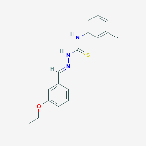 3-(Allyloxy)benzaldehyde N-(3-methylphenyl)thiosemicarbazone