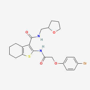 2-{[(4-bromophenoxy)acetyl]amino}-N-(tetrahydro-2-furanylmethyl)-4,5,6,7-tetrahydro-1-benzothiophene-3-carboxamide