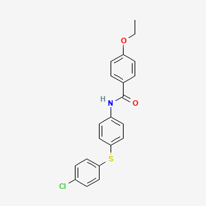 N-(4-((4-Chlorophenyl)thio)phenyl)-4-ethoxybenzamide