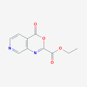 molecular formula C10H8N2O4 B1508366 Ethyl 4-oxo-4H-pyrido[3,4-d][1,3]oxazine-2-carboxylate CAS No. 1029419-85-9
