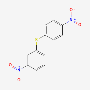 1-Nitro-3-((4-nitrophenyl)sulfanyl)benzene