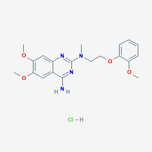 6,7-Dimethoxy-N(2)-(2-(2-methoxyphenoxy)ET)-N(2)-ME-2,4-quinazolinediamine hcl