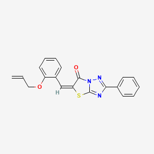 5-(2-(Allyloxy)benzylidene)-2-phenylthiazolo[3,2-b][1,2,4]triazol-6(5H)-one