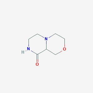 molecular formula C7H12N2O2 B1508380 Hexahydropyrazino[2,1-c][1,4]oxazin-9(6H)-one 