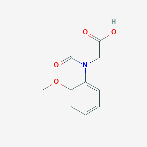 (Acetyl-2-methoxyanilino)acetic acid