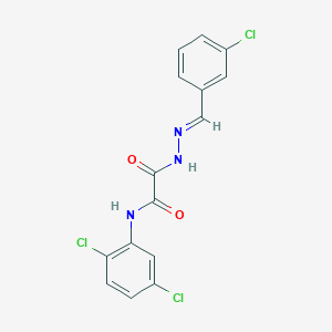 2-(2-(3-Chlorobenzylidene)hydrazino)-N-(2,5-dichlorophenyl)-2-oxoacetamide