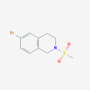 6-Bromo-2-(methylsulfonyl)-1,2,3,4-tetrahydroisoquinoline