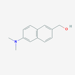 molecular formula C13H15NO B1508387 (6-(Dimethylamino)naphthalen-2-yl)methanol CAS No. 891491-99-9