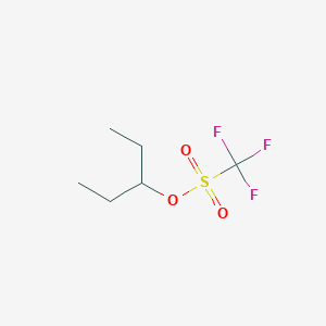 molecular formula C6H11F3O3S B1508388 Pentan-3-yl trifluoromethanesulfonate CAS No. 191211-62-8