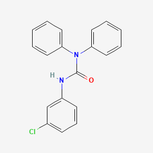 molecular formula C19H15ClN2O B15083947 N'-(3-Chlorophenyl)-N,N-diphenylurea CAS No. 618444-20-5