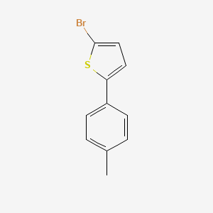 molecular formula C11H9BrS B1508395 2-Bromo-5-(4-methylphenyl)thiophene 