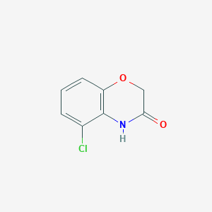 molecular formula C8H6ClNO2 B1508408 5-氯-2H-苯并[B][1,4]恶嗪-3(4H)-酮 CAS No. 138035-68-4