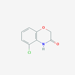 molecular formula C8H6ClNO2 B1508408 5-Cloro-2H-benzo[B][1,4]oxazin-3(4H)-ona CAS No. 138035-68-4