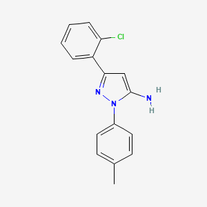 3-(2-Chlorophenyl)-1-P-tolyl-1H-pyrazol-5-amine