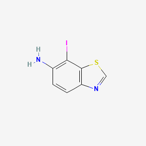 molecular formula C7H5IN2S B1508426 7-Iodobenzo[D]thiazol-6-amine CAS No. 914366-54-4