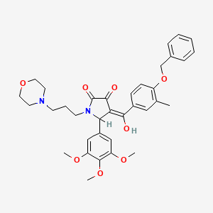 4-[4-(Benzyloxy)-3-methylbenzoyl]-3-hydroxy-1-[3-(4-morpholinyl)propyl]-5-(3,4,5-trimethoxyphenyl)-1,5-dihydro-2H-pyrrol-2-one