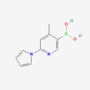 4-Methyl-6-(1h-pyrrol-1-yl)pyridin-3-ylboronic acid