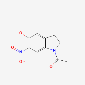 1-(5-Methoxy-6-nitroindolin-1-yl)ethanone