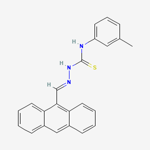 9-Anthracenecarbaldehyde N-(3-methylphenyl)thiosemicarbazone