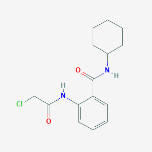 2-[(chloroacetyl)amino]-N-cyclohexylbenzamide